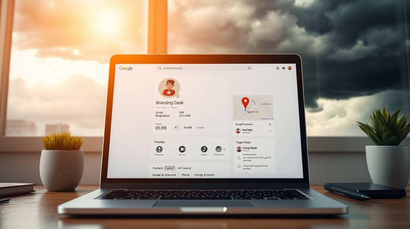 Branding Dask Google Business Profile showing accurate NAP details in Sylhet, Bangladesh