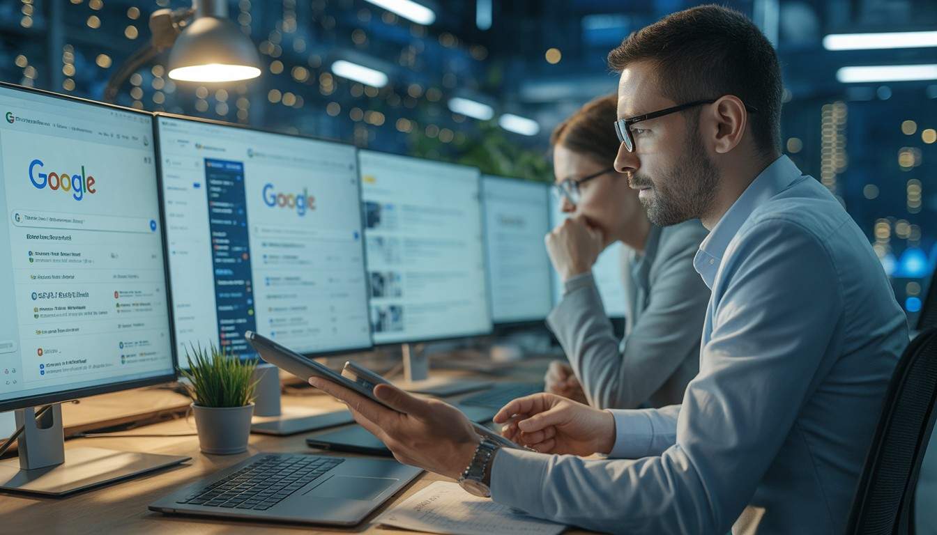 SEO team analyzing local search behavior and clarity