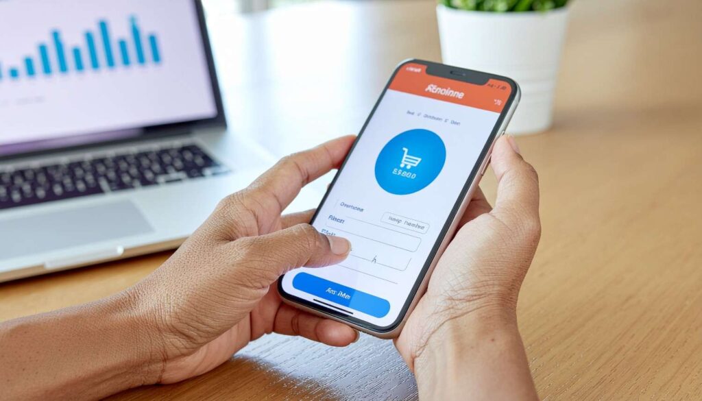 Marketer testing mobile menu and add-to-cart response for INP