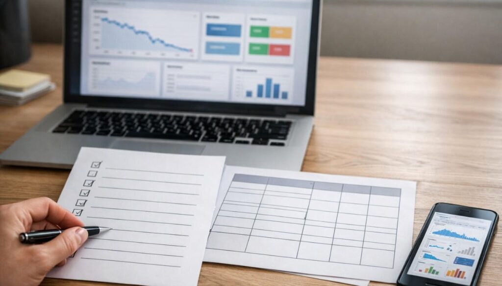 SEO traffic drop fix checklist with table and notes