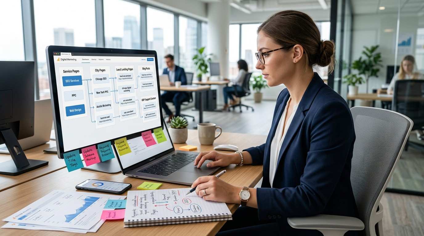 Keyword mapping for service and city pages